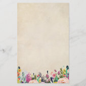 Bloem raden het Baby Song Baby shower Game (Achterkant)