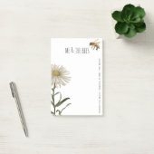 Bloem & Realistische Bij Imkerij Naam & Contact In Post-it® Notes (Kantoor)