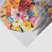 Bloem regendruppels1 tissuepapier (Detail)