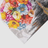 Bloem regendruppels7 tissuepapier (Detail)