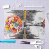 Bloem regendruppels7 tissuepapier (Craft)