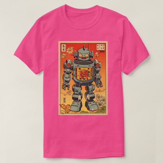 Bloem Robot T-shirt (Design voorkant)