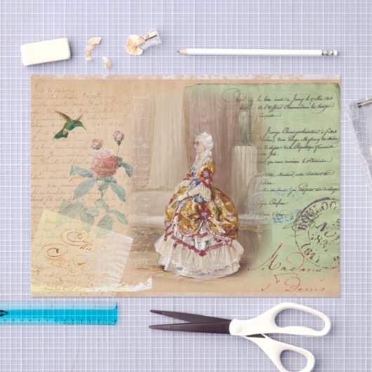 Bloem Rococo Lady Tissue Papier (Craft)
