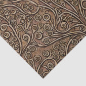 Bloem rollen in houten patroon Decoupage Tissuepapier (Detail)