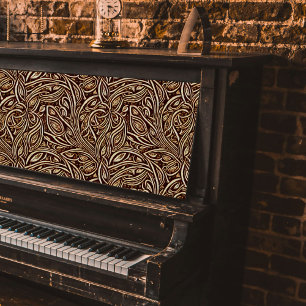 Bloem rollen in houten patroon Decoupage Tissuepapier