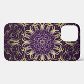 Bloem rond patroon. Illustratie. Valentijnse, B Case-Mate iPhone Case (Achterkant (horizontaal))