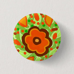 bloem ronde button 3,2 cm