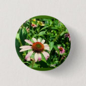 Bloem Ronde Button 3,2 Cm (Voorkant)