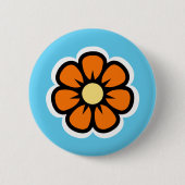 Bloem Ronde Button 5,7 Cm (Voorkant)