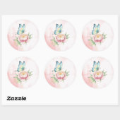 Bloem Ronde Sticker (Vel)