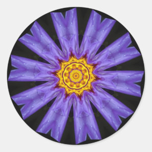 Bloem Ronde Sticker