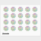 Bloem Ronde Sticker (Vel)