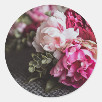 Bloem Ronde Sticker