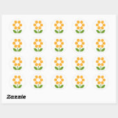 Bloem Ronde Sticker (Vel)