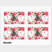 Bloem Rood Douane Foto Sticker – Liefde Je Moeder (Vel)