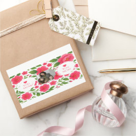 Bloem Rood Douane Foto Sticker – Liefde Je Moeder