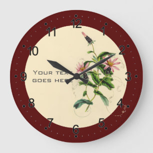 Bloem rood grote klok