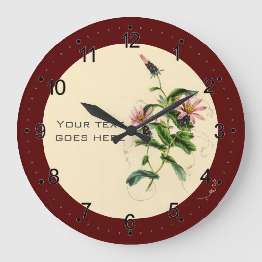 Bloem rood grote klok (Voorkant)