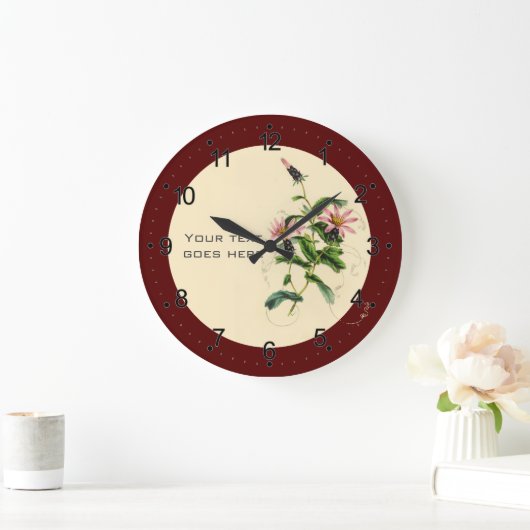 Bloem rood grote klok (Huis)