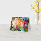 Bloem Roos Kaart (Gele Bloem)