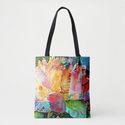 Bloem Roos Tote Bag (Voorkant)