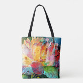 Bloem Roos Tote Bag (Achterkant)
