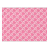 bloem rooster roze patroon tafelkleed (Voorkant (Horizontaal))