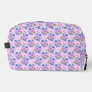 Bloem Roze Blauwe Violette Bloemen Patroon-36841 Toilettasje