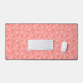 Bloem Roze Bloemblad Bureaumat (Keyboard & Muis)