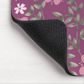 Bloem Roze en Witte Muismat (Hoek)