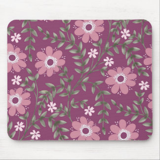 Bloem Roze en Witte Muismat