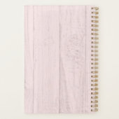 Bloem Roze Klerenhanger Kledingkast Mode Boetiek Planner (Achterkant)