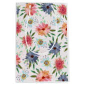 Bloem Roze Lente Boho Goud Bloem Wilde Bloem Medium Cadeauzakje (Voorkant)