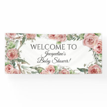 Bloem Roze Roos Bloemen BOHO Oh Baby Meisje Shower