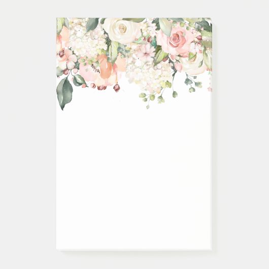bloem, roze roze roze roze, lentbloemen post-it® notes (Voorkant)
