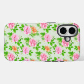 Bloem Roze Rozen Patroon-23670 Case-Mate iPhone Case (Achterkant (horizontaal))