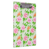 Bloem Roze Rozen Patroon Klembord (Rechts)