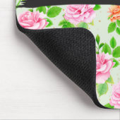 Bloem Roze Rozen Patroon Muismat (Hoek)