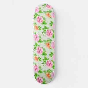 Bloem Roze Rozen Patroon Persoonlijk Skateboard