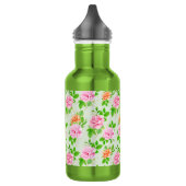 Bloem Roze Rozen Patroon Waterfles (Links)