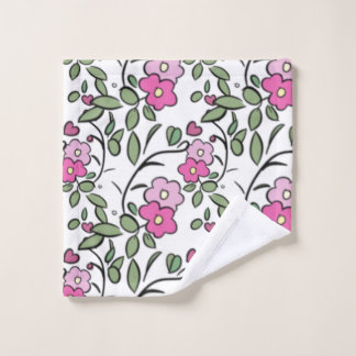 Bloem Roze Washandje