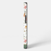 Bloem Roze Wilde Bloem iPhone Hoesje (Linkerkant)