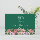 Bloem RSVP-kaart Kaart (Staand voorkant)