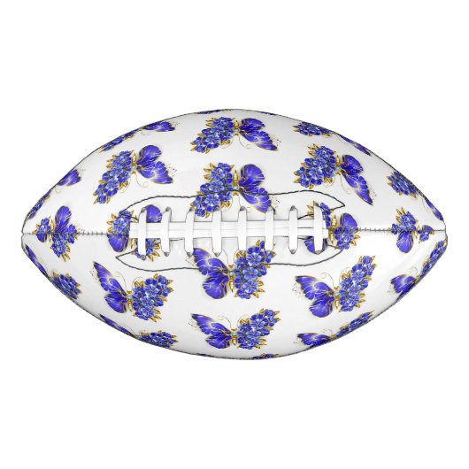 Bloem Saffier Vlinder American Football (Voorkant)