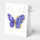 Bloem Saffier Vlinder Bedankdoosjes (Achterkant)