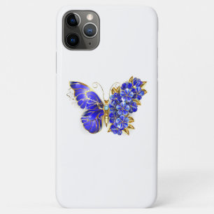 Bloem Saffier Vlinder Case-Mate iPhone Case