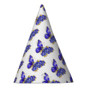 Bloem Saffier Vlinder Feesthoedjes (Rechts)