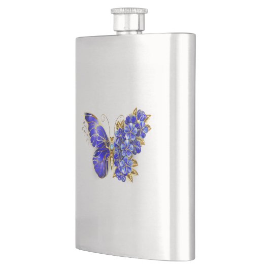 Bloem Saffier Vlinder Flacon (Links)
