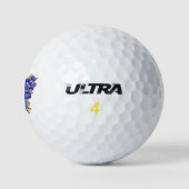 Bloem Saffier Vlinder Golfballen (Logo)
