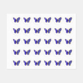 Bloem Saffier Vlinder Labels (Vel)